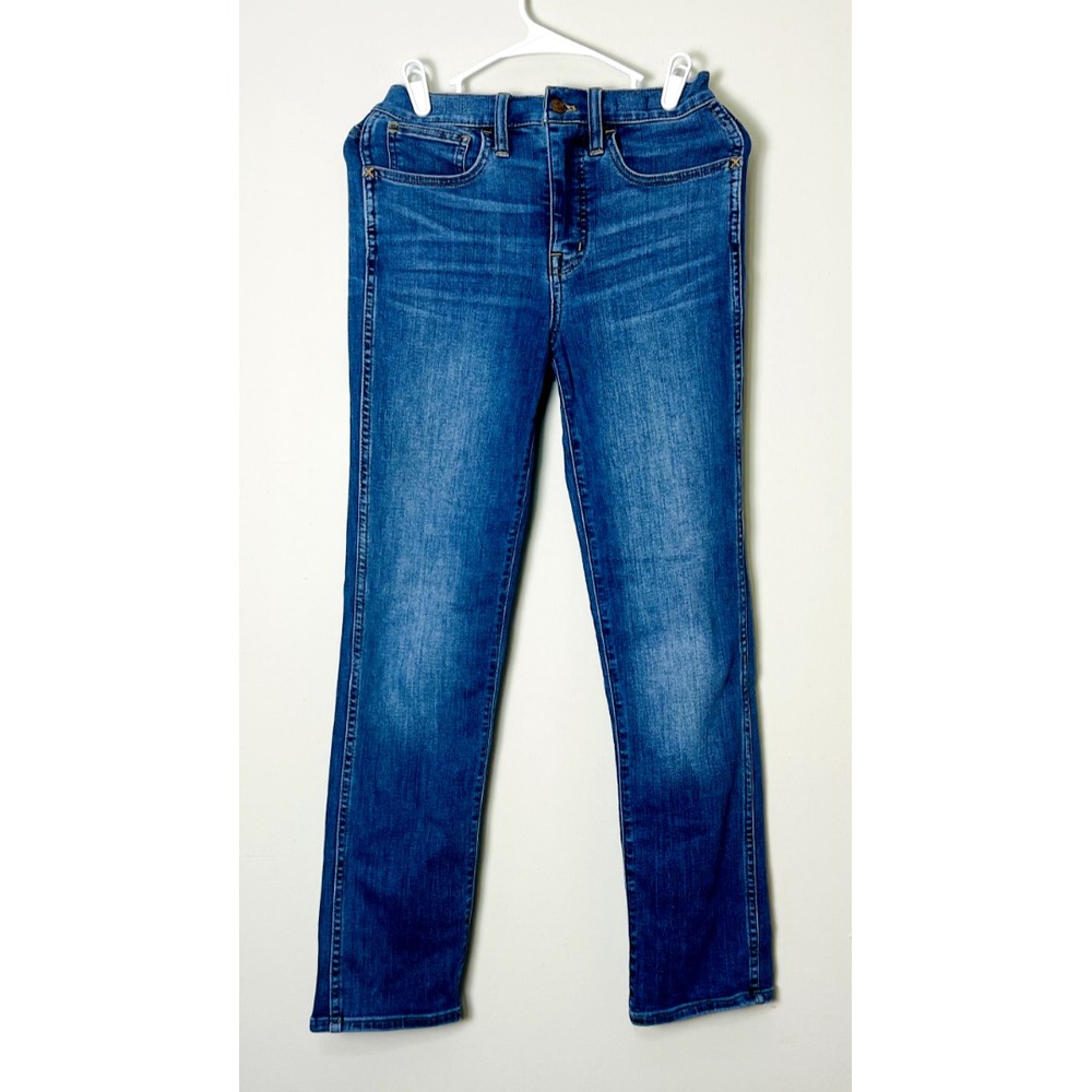 Madewell Jeans Women's 24T High Rise Slim Dark Wash Denim Roadtripper Stovepipe